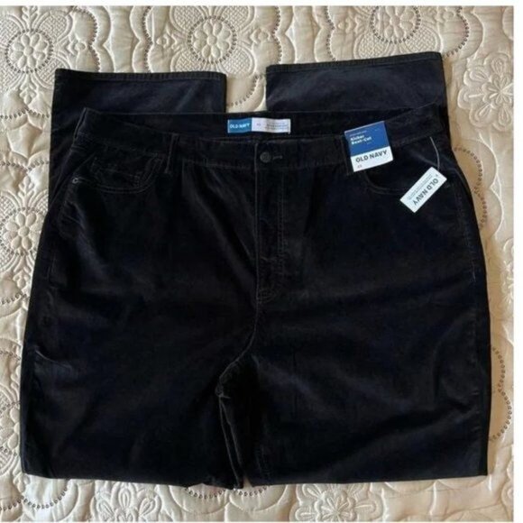 Old Navy Extra High Rise Kicker Boot Cut Velvet Pant Women's Plus Size 22 New wi - Picture 6 of 6